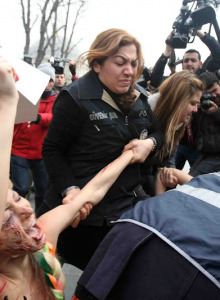 Femen at the street