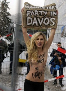 Femen public nudity girl Alexanda Shevchenko