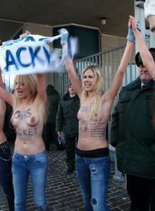Femen public nudity