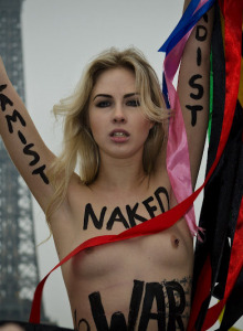 Femen were born nude