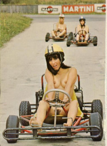 Nudists carting