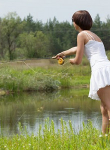 Fishing girls