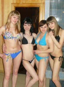 Private photos of the girls in bikini