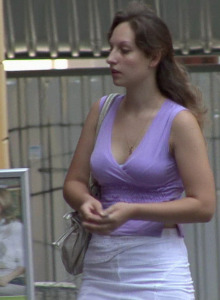 Candid boobs and visible nipples from Candid-Street.org site