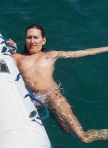 Water trip for bikini gf Miriam