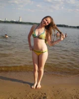 Two teen gf's in see-through bikini