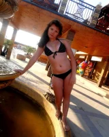 Two teen gf's in see-through bikini
