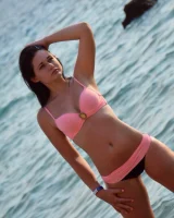 Two teen gf's in see-through bikini