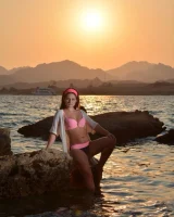 Two teen gf's in see-through bikini
