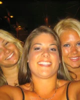 Lizzie and her bikini girlfriends going crazy and topless